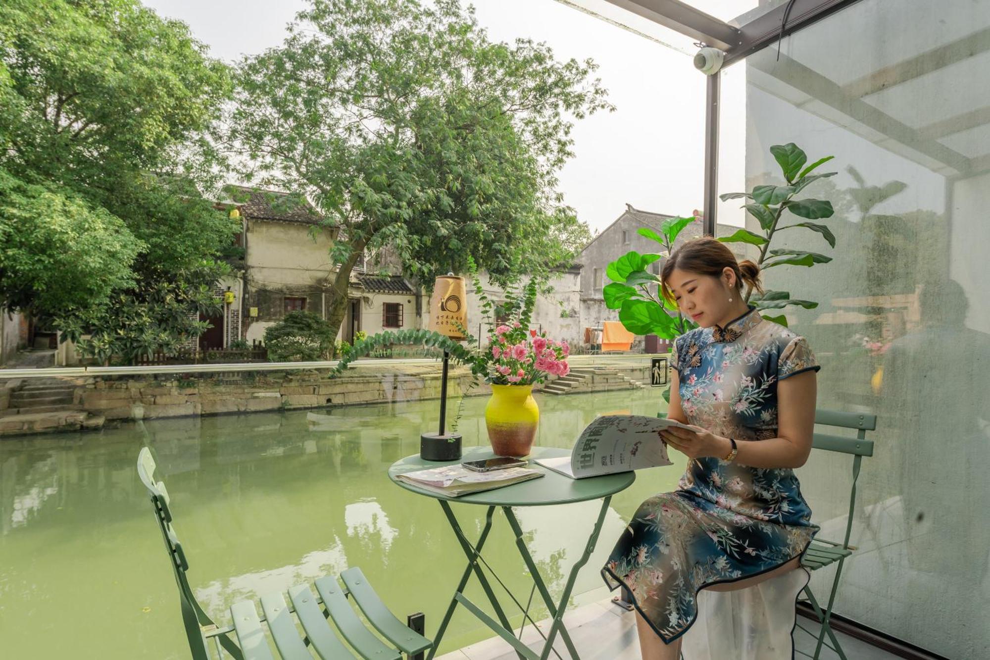 Tongli Slowlife River View Inn Su-čou Exteriér fotografie