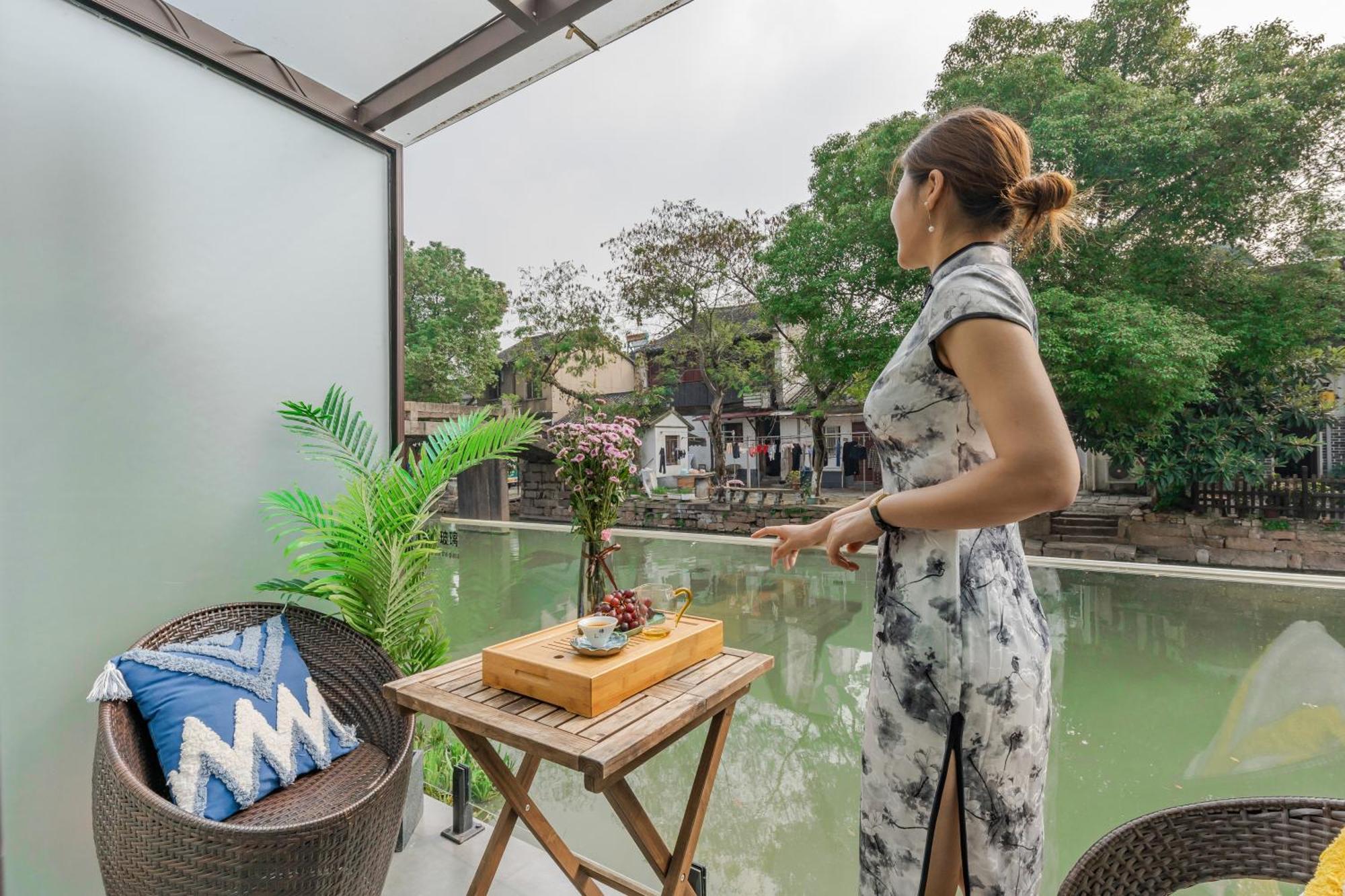 Tongli Slowlife River View Inn Su-čou Exteriér fotografie