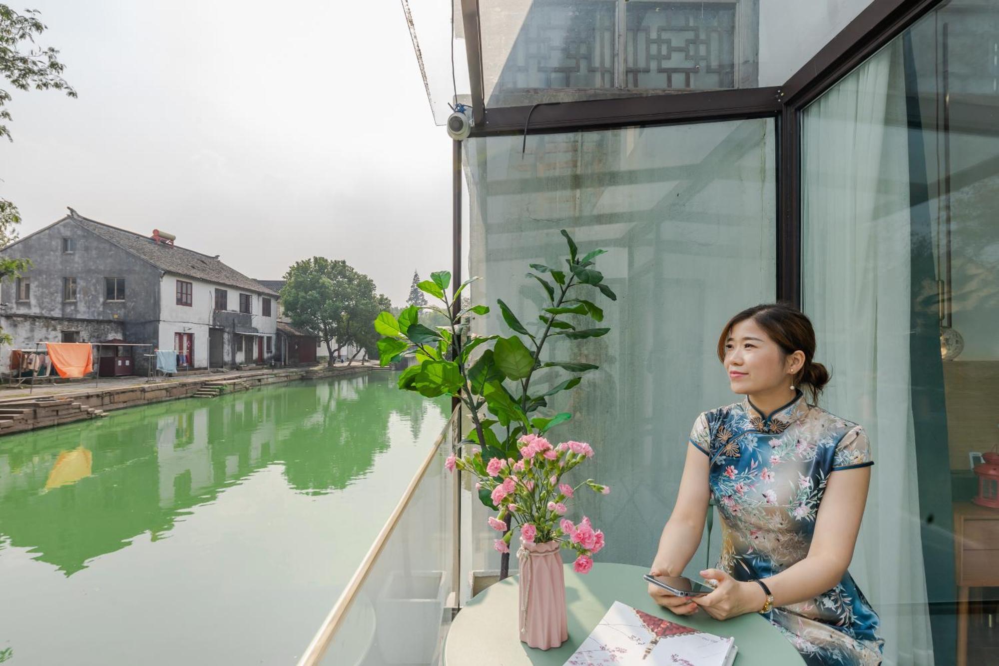 Tongli Slowlife River View Inn Su-čou Exteriér fotografie