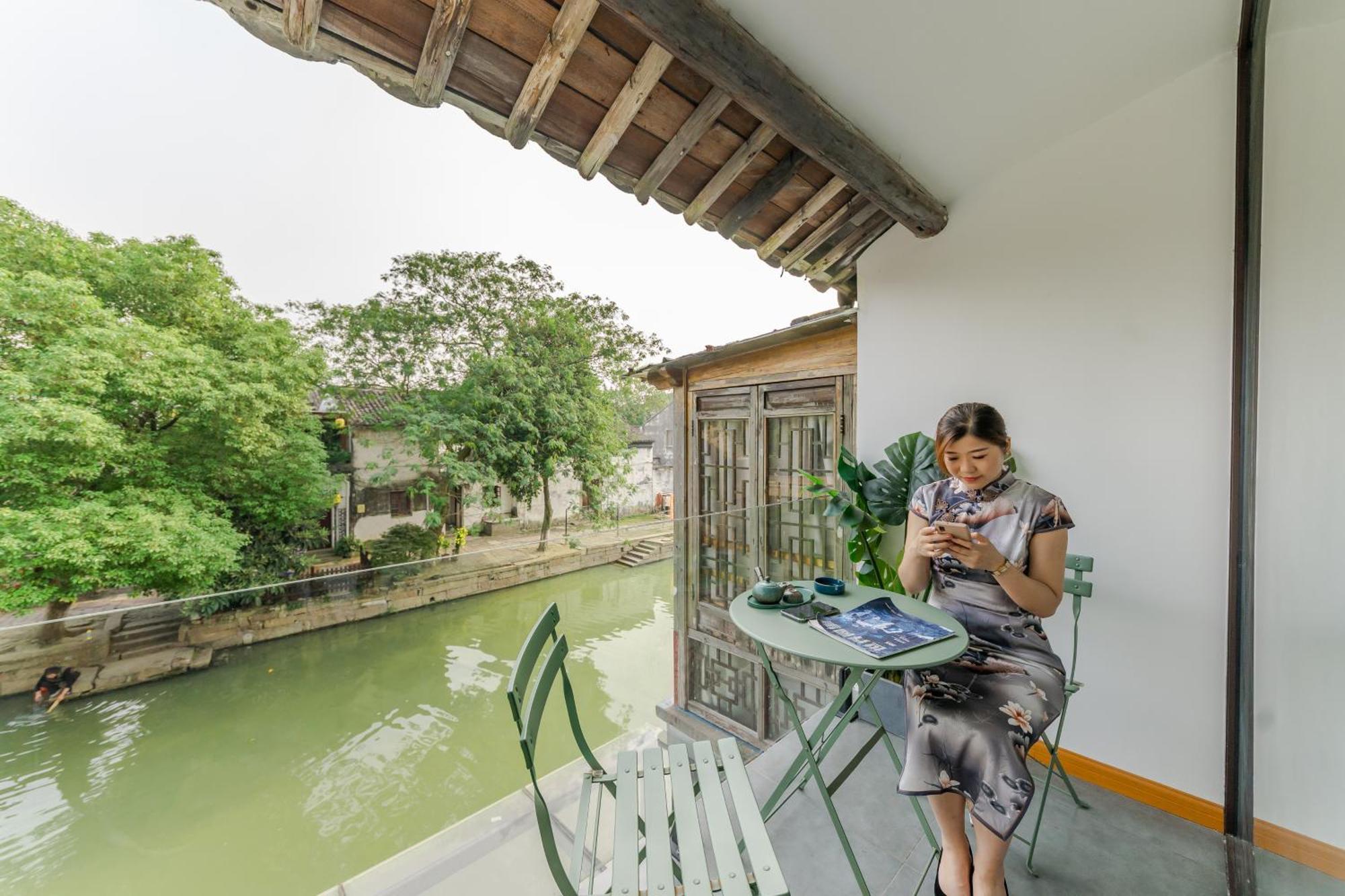 Tongli Slowlife River View Inn Su-čou Exteriér fotografie