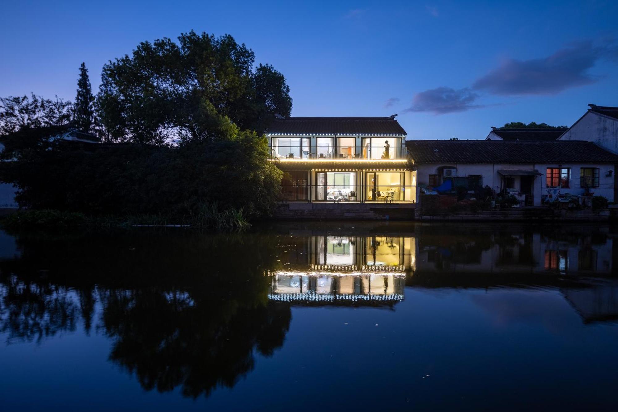 Tongli Slowlife River View Inn Su-čou Exteriér fotografie