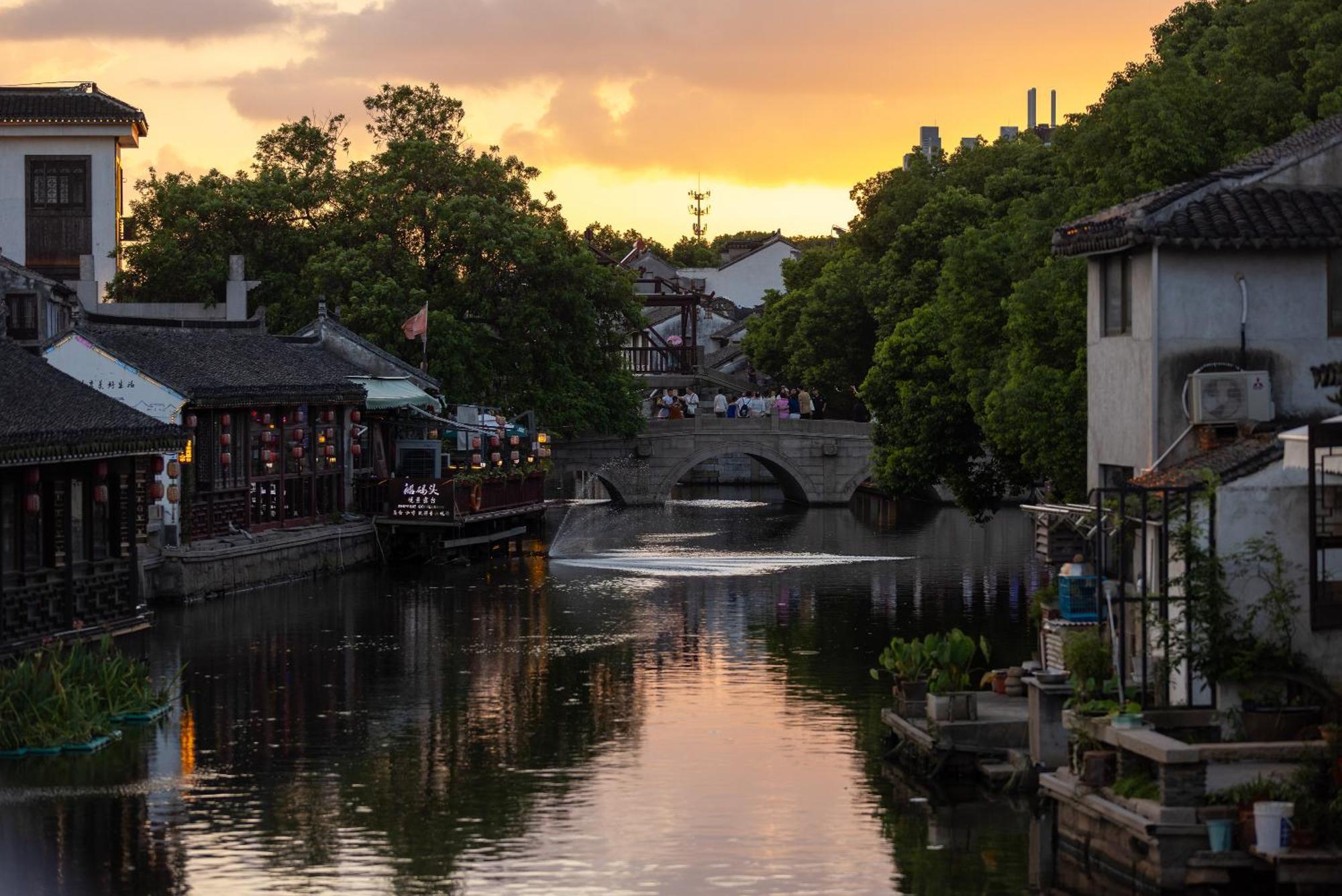 Tongli Slowlife River View Inn Su-čou Exteriér fotografie